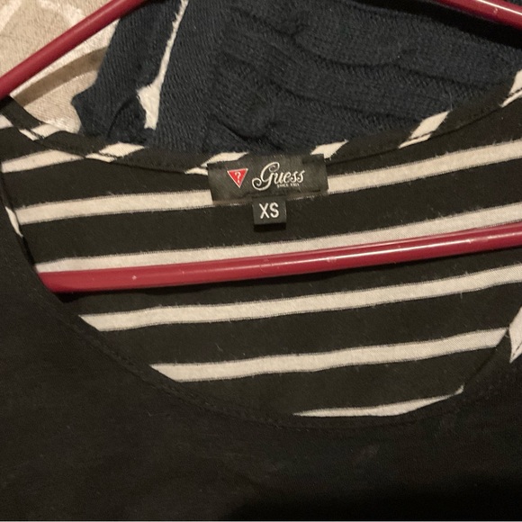 Black and white striped maxi dress - Picture 3 of 3